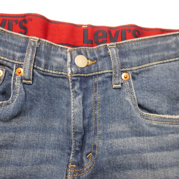 LEVI’S boys PANTS denim STRAIGHT FIT jeans 514 adjustable waist SIZE 16REG 28x28 - Picture 3 of 11